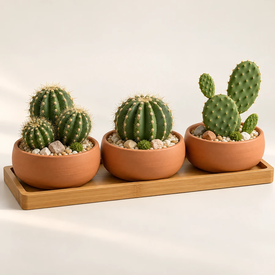 Slow Sunday Trio in Clay
